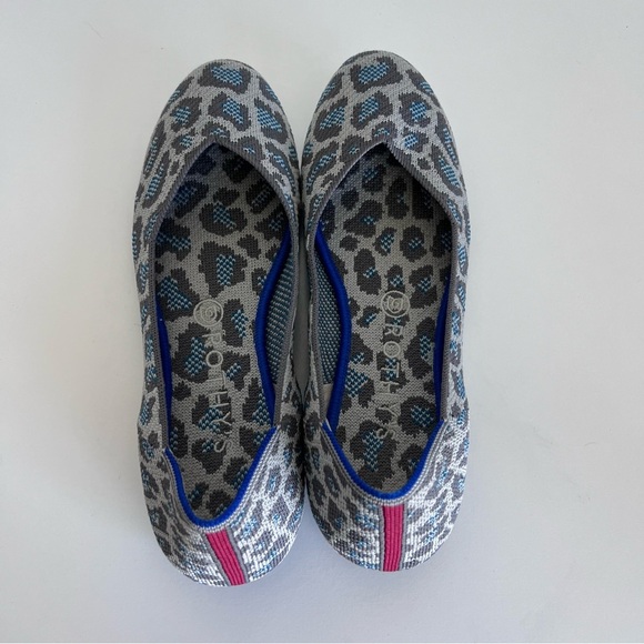 Rothy’s Women RETIRED Grey Spot Round Toe Flats - Picture 6 of 8